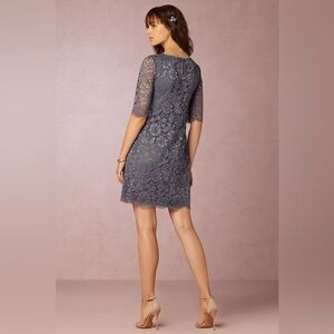 HITHERTO | Anthropologie BHLDN Hitherto Lace Gia Dress in Rose Pink